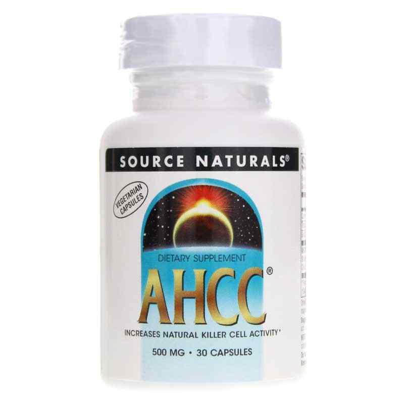 AHCC 500 Mg Veg Caps, 30 Veg Capsules, by Source Naturals