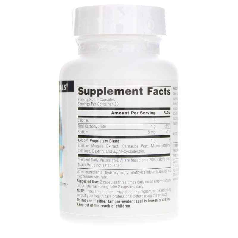 AHCC 500 Mg Veg Caps, 60 Veg Capsules, by Source Naturals, image #2