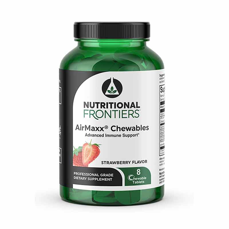 AirMaxx Chewables, Strawberry, 8 Chewable Tablets, by Nutritional Frontiers