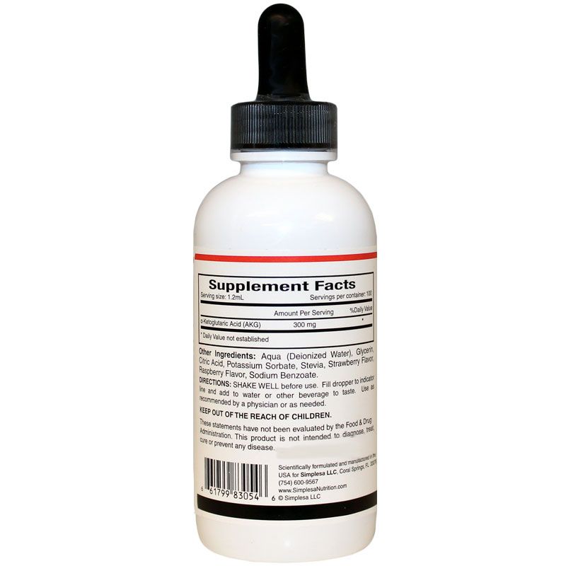 AKG Alpha Ketoglutaric Acid Protocol Concentrate, by Simplesa, image #2