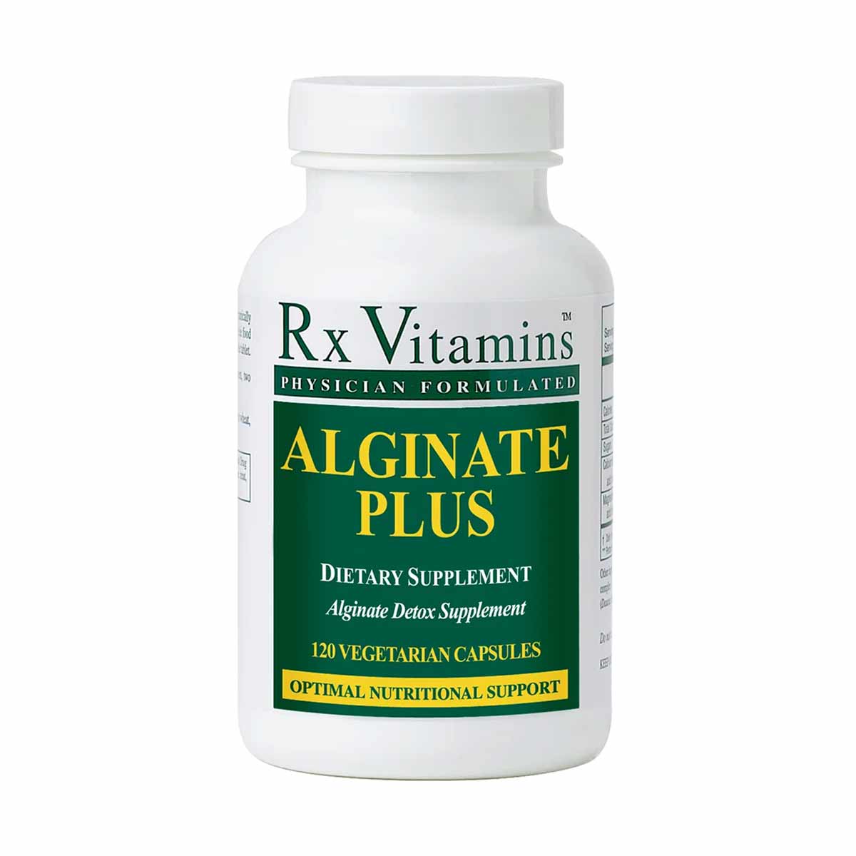Alginate Plus Detox Supplement, 120 Veg Capsules, by Rx Vitamins
