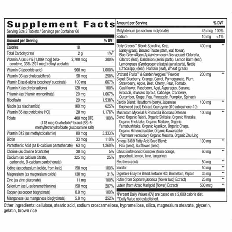 Alive Max3 Daily Multi-Vitamin No Iron Added, 180 Tablets, by Natures Way, image #2