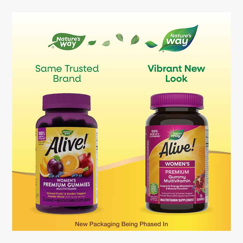 Alive Women's Gummy Vitamins, by Natures Way, image #3