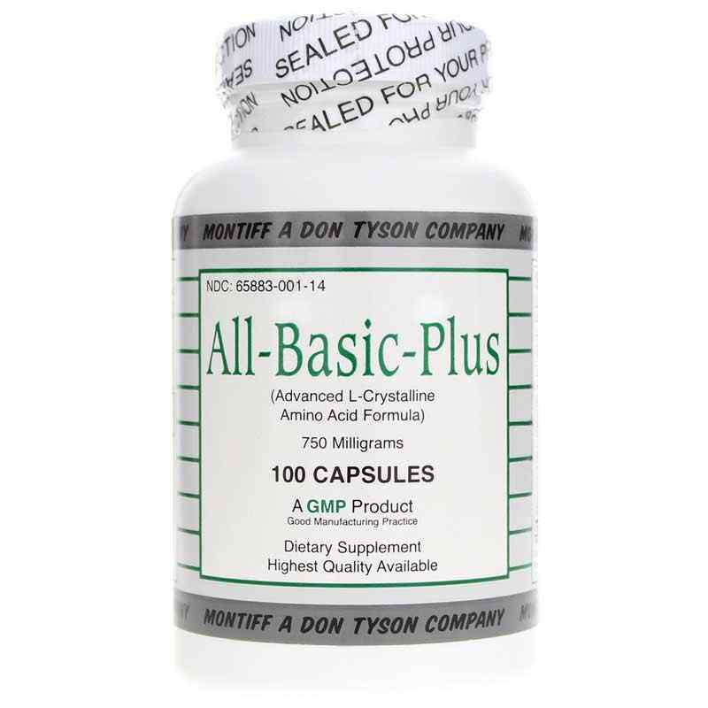 All-Basic-Plus 750 Mg, 100 Capsules, by Montiff