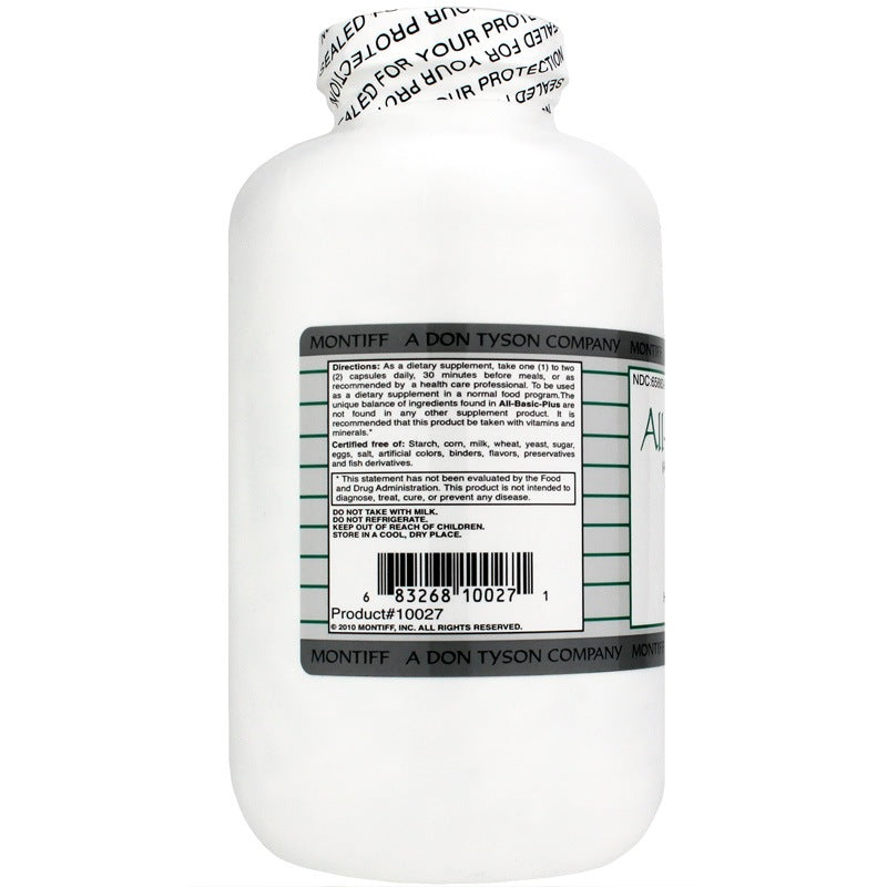 All-Basic-Plus 750 Mg, 500 Capsules, by Montiff, image #3