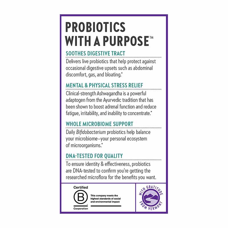 All Flora Probiotic De-Stress, 30 Veg Capsules, by New Chapter, image #5