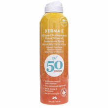 All Sport Performance Sheer Mineral Sunscreen Spray SPF 50, by Derma E