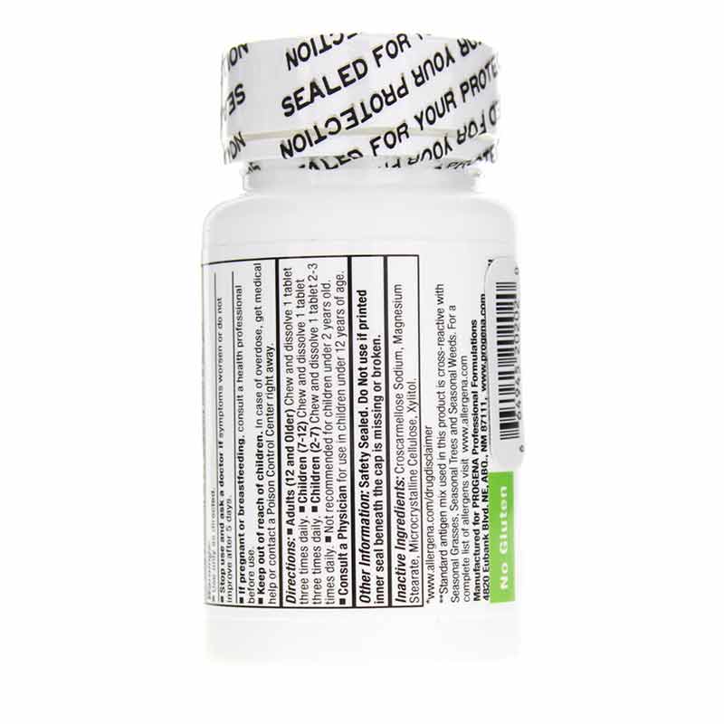 Allergena Seasonal Allergy, Progena – Professional Supplement Center
