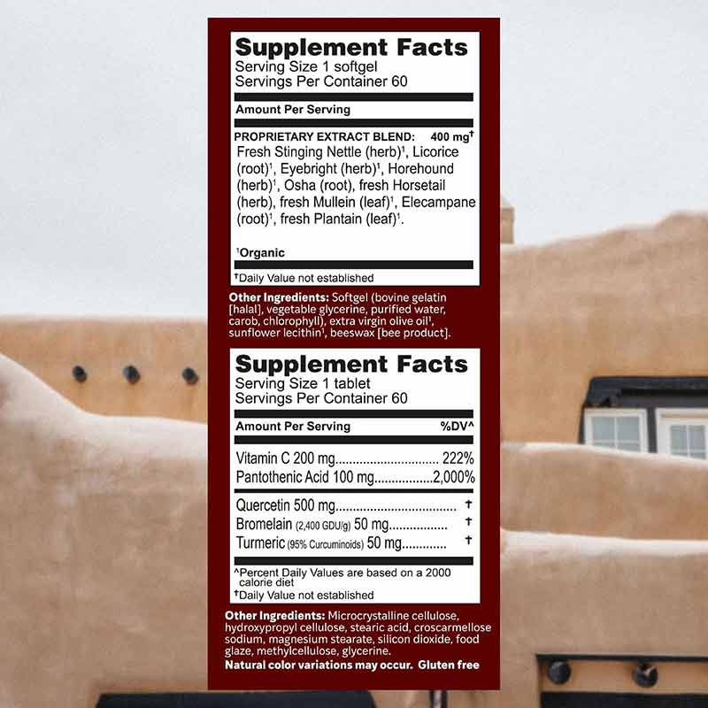 Allergy ReLeaf System, 2 Bottles, 60 Dose, by Herbs, Etc, image #2