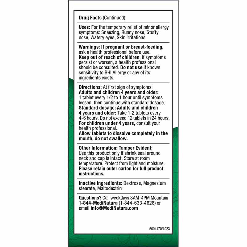 Allergy Relief Tablets, by BHI, image #4