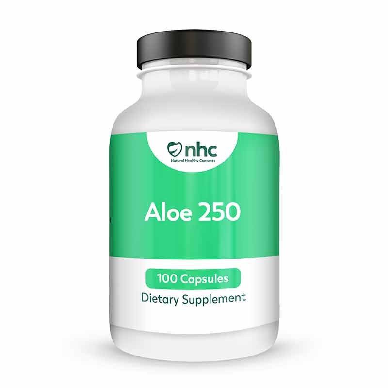 Aloe 250, 100 Capsules, by Natural Healthy Concepts