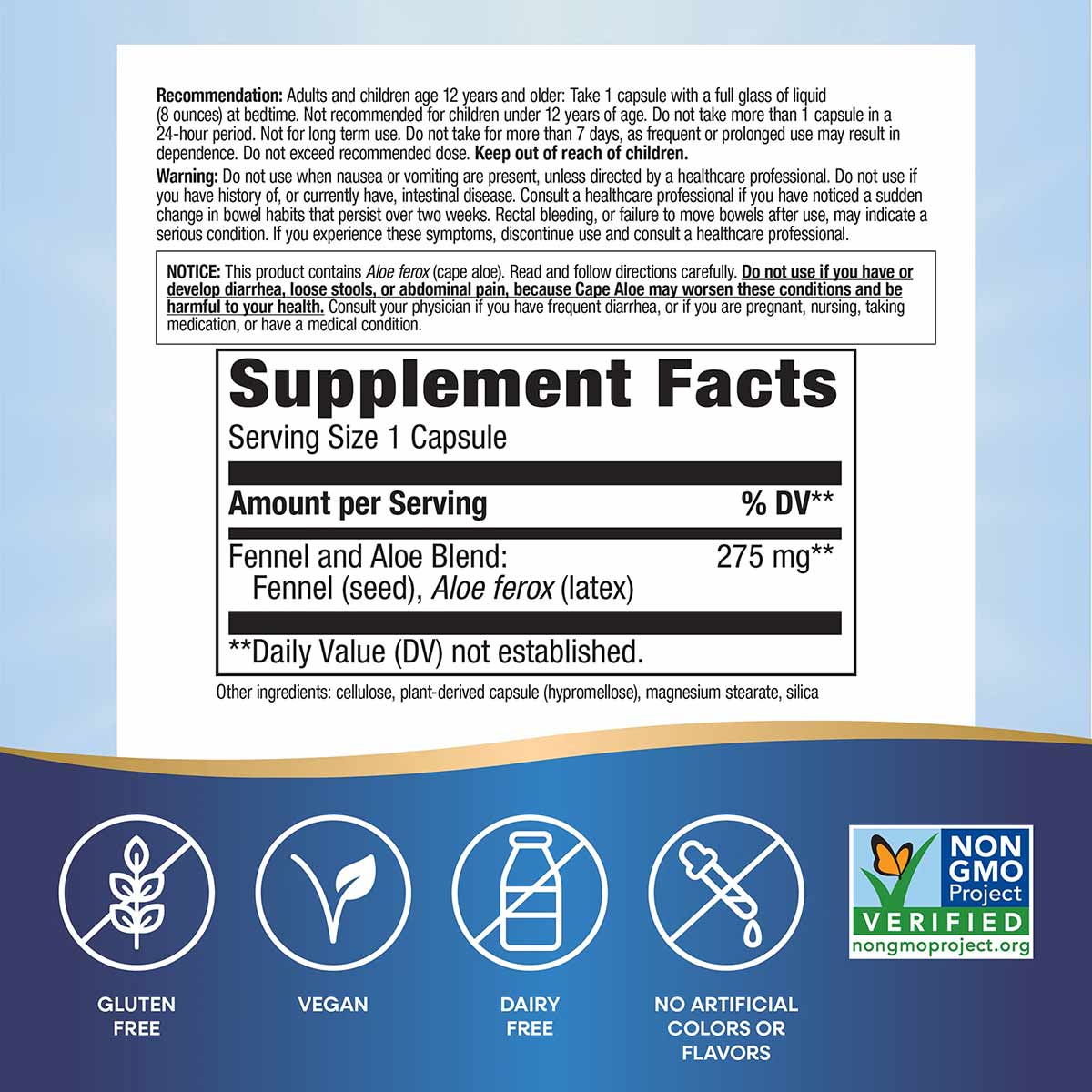 Aloe Latex with Fennel, by Natures Way