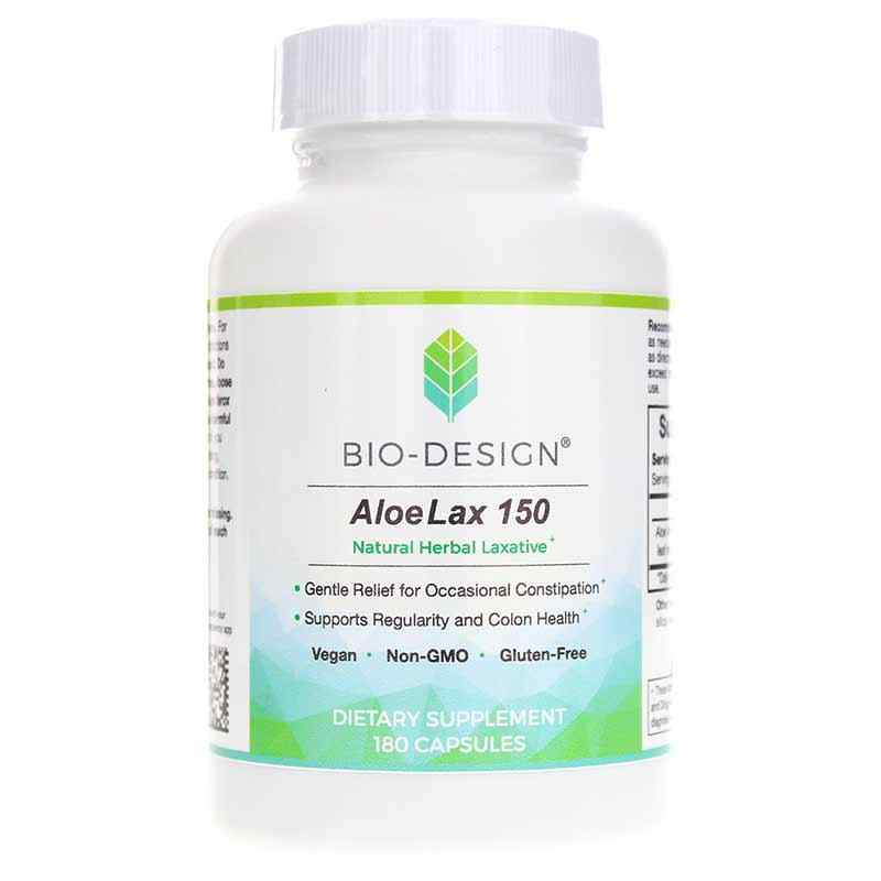 Aloe Lax 150, 180 Capsules, by Bio-Design