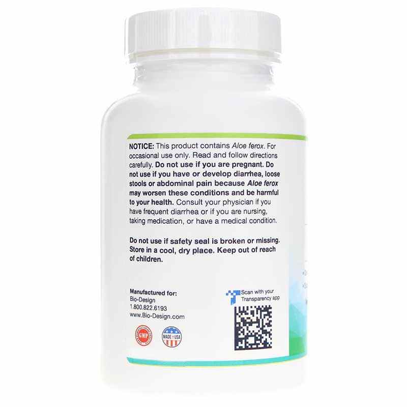 Aloe Lax 225, 180 Capsules, by Bio-Design, image #3