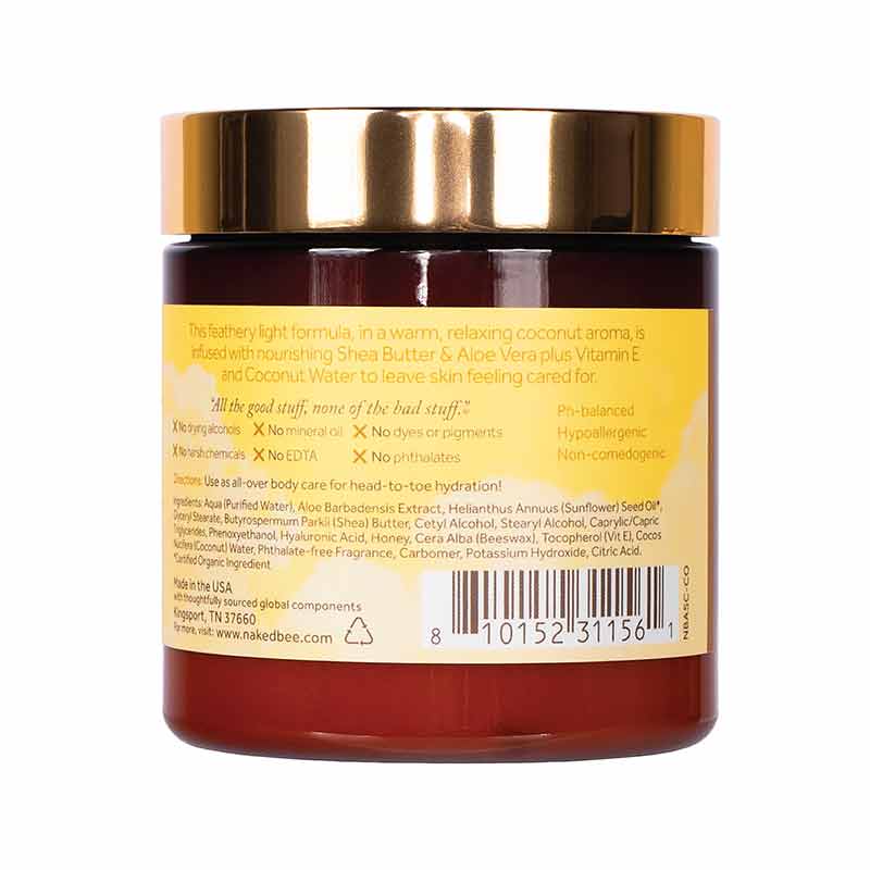 Aloe & Shea Cloud Cream, Grapefruit Blossom Honey, by Naked Bee, image #2