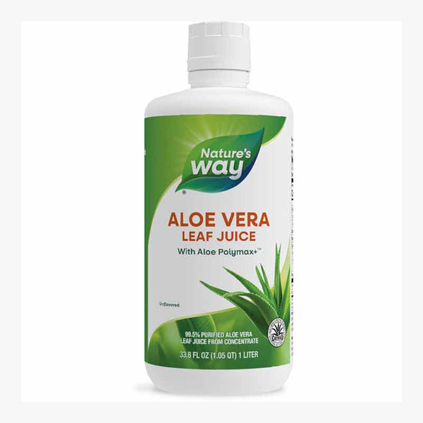 Aloe Vera Leaf Juice, Natures Way – Professional Supplement Center