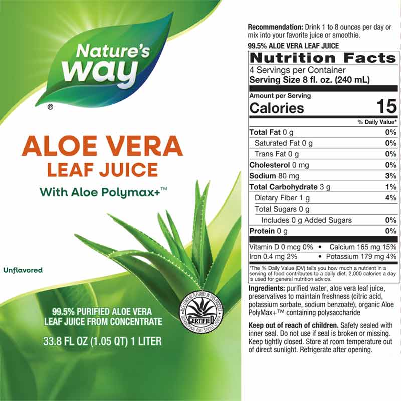 ALOEさま専用 Aloe Vera Leaf Juice, Natures Way – Professional Supplement Center
