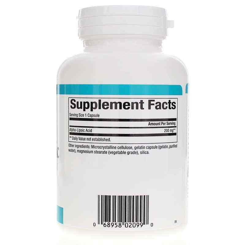 Alpha Lipoic Acid 200 Mg, 120 Capsules, by Natural Factors, image #2