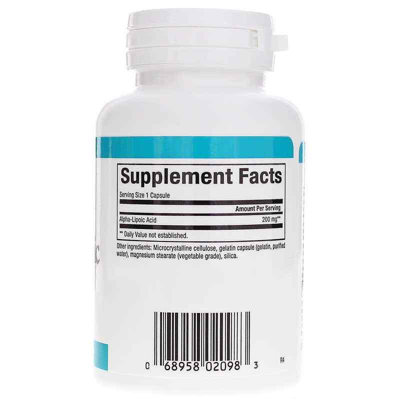 Alpha Lipoic Acid 200 Mg, 60 Capsules, by Natural Factors, image #2
