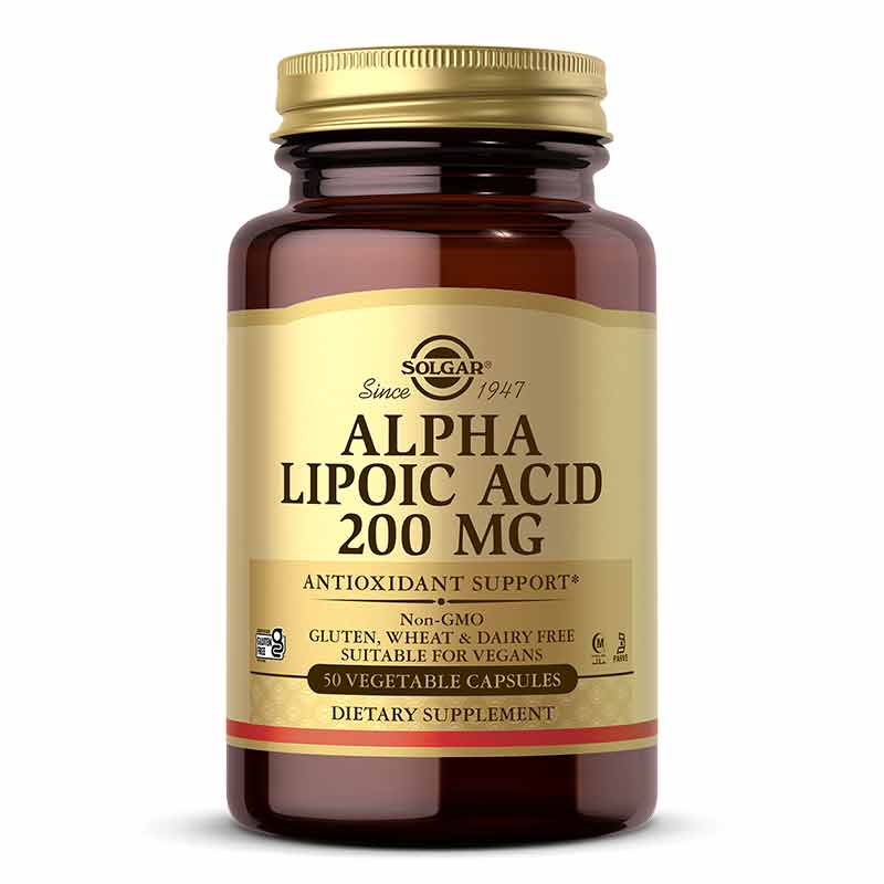 Alpha Lipoic Acid 200 Mg, by Solgar