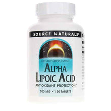 Alpha Lipoic Acid 200 Mg Antioxidant Protection, 120 Tablets, by Source Naturals