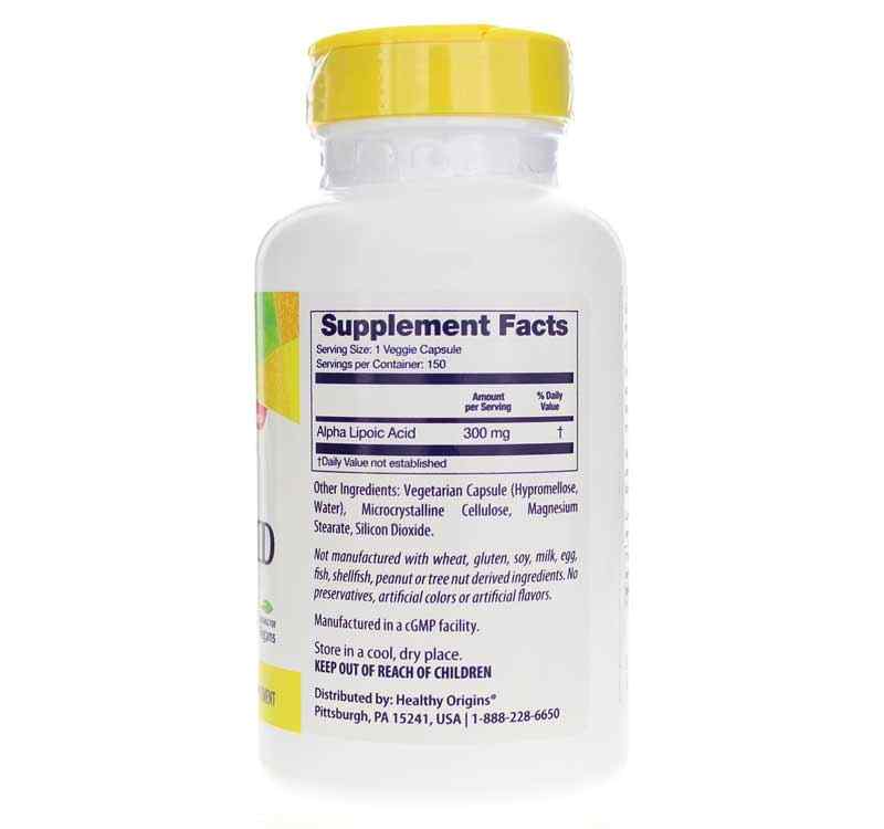 Alpha Lipoic Acid 300 Mg, 150 Capsules, by Healthy Origins, image #2