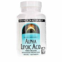 Alpha Lipoic Acid 300 Mg Timed Release Tablets, by Source Naturals