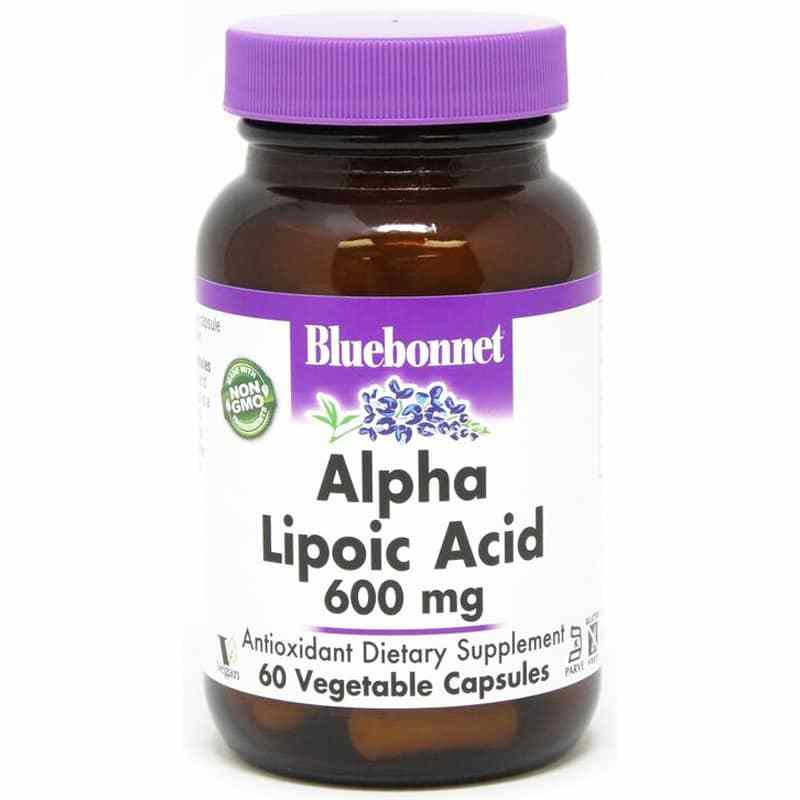 Alpha Lipoic Acid 600 Mg, by Bluebonnet