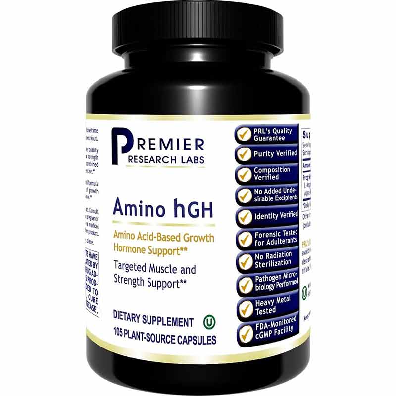 Amino hGH Growth Hormone Support, by Premier Research Labs