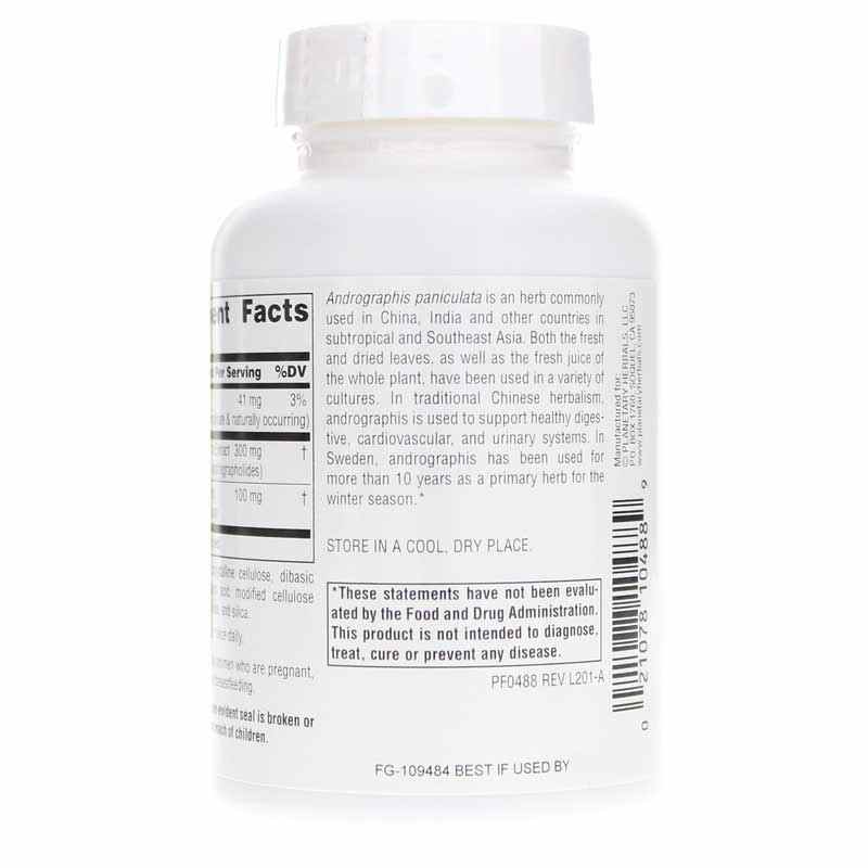 Andrographis 400 Mg Full Spectrum, 120 Tablets, by Planetary Herbals, image #3
