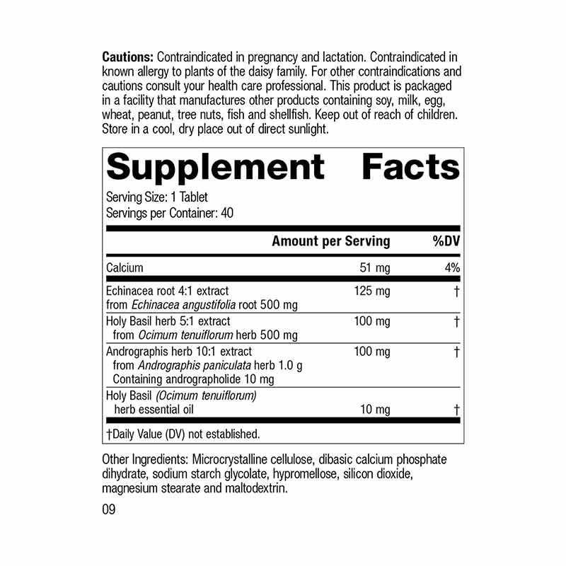Andrographis Complex, 40 Tablets, by Standard Process, image #2