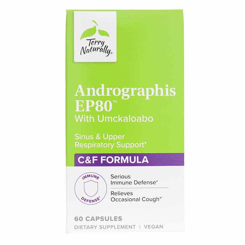 Andrographis EP80 with Umckaloabo, by Terry Naturally