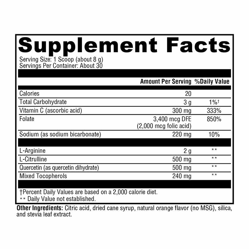 AngiNOX Powder Orange Flavor, 8.5 Oz, by Xymogen, image #2