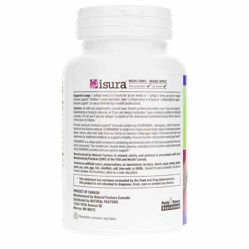 Anti-V Formula with Clinically Proven Echinamide, 120 Softgels, by Natural Factors, image #3