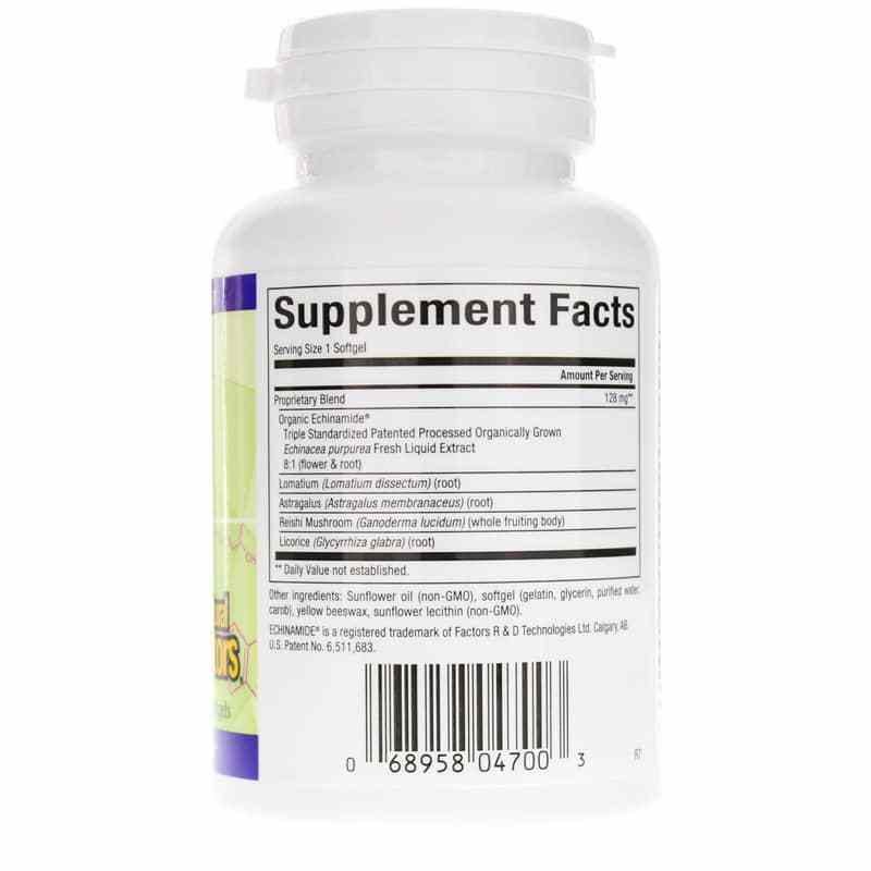 Anti-V Formula with Clinically Proven Echinamide, 60 Softgels, by Natural Factors, image #2