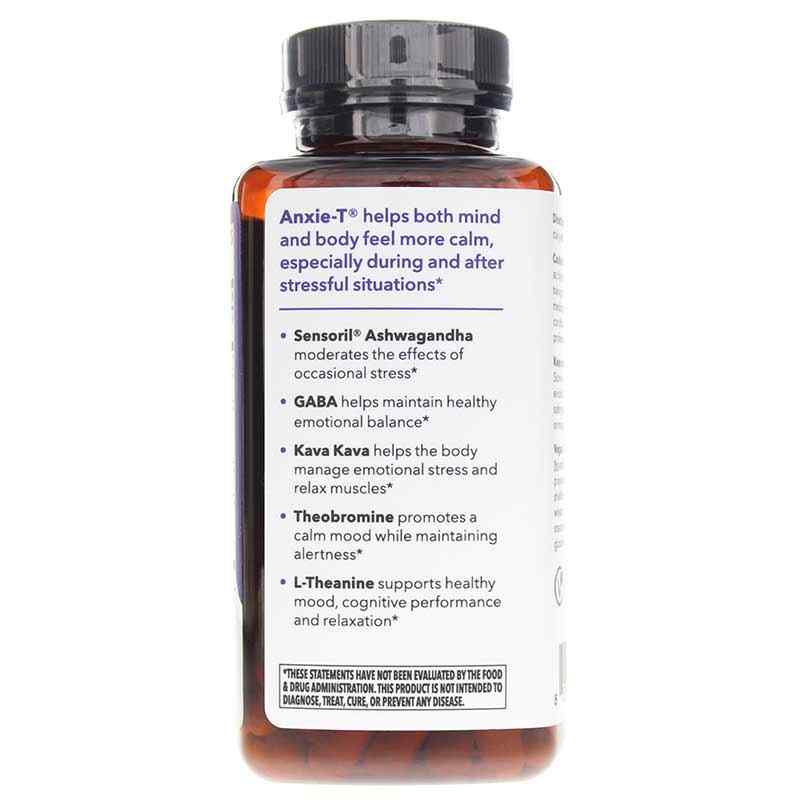 Anxie-T, 60 Veg Capsules, by LifeSeasons, image #3