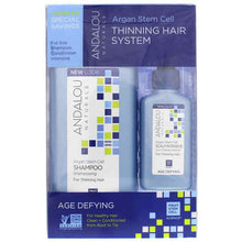 Argan Stem Cell Thinning Hair System, Age Defying Formula, by Andalou Naturals