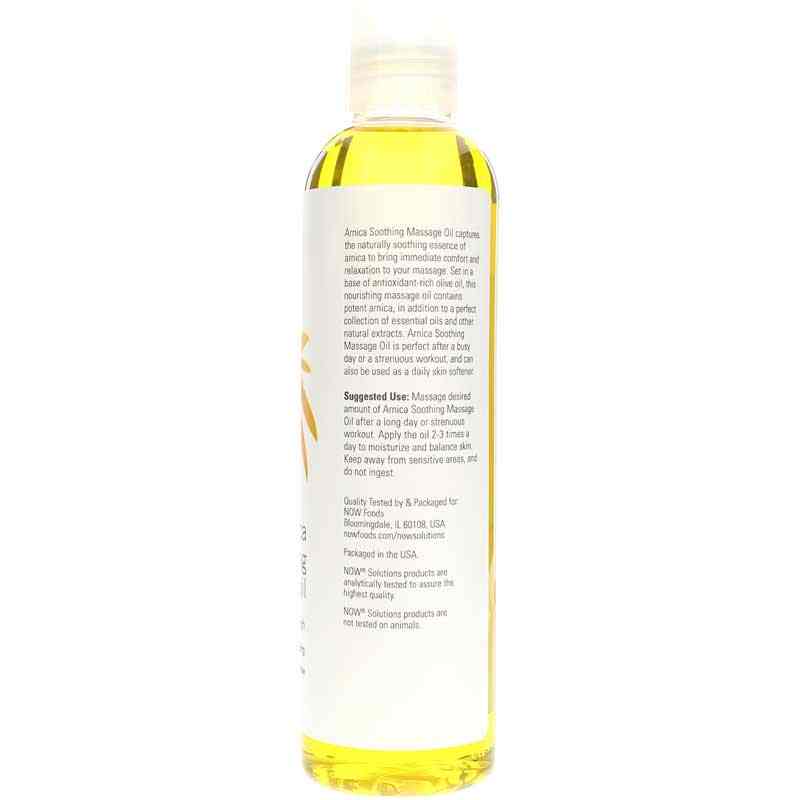 Arnica Soothing Massage Oil, by NOW Foods, image #2