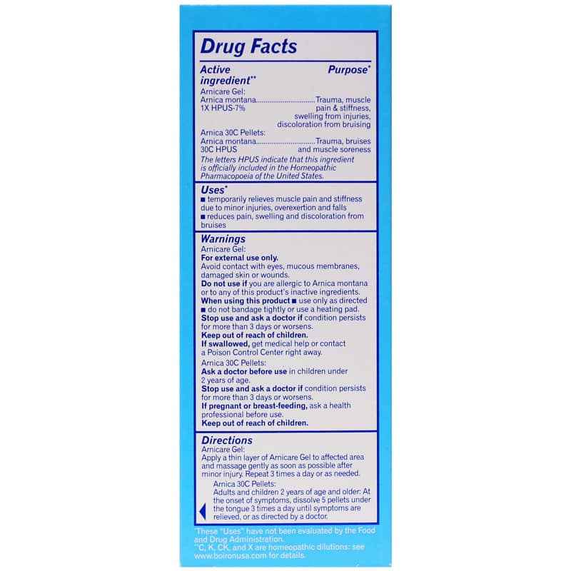 Arnicare Gel Value Pack +1 Arnica Blue Tube 30C, by Boiron, image #2