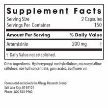 Artemisinin, 300 Veg Capsules, by Allergy Research Group, image #2