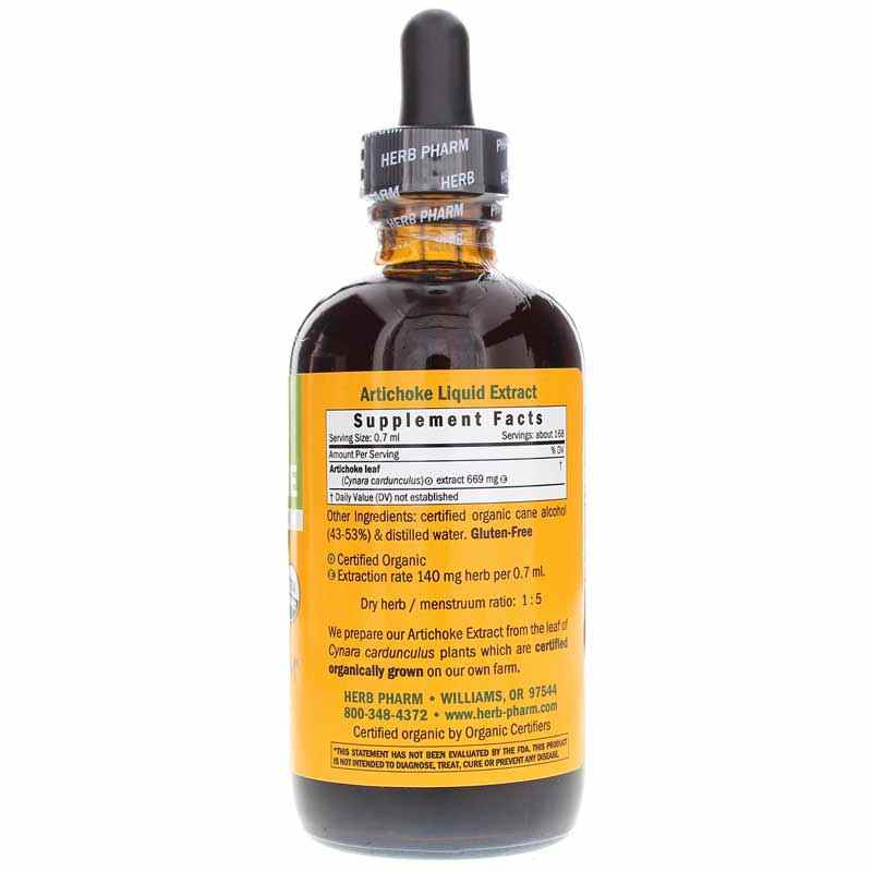 Artichoke Extract, 4 Oz, by Herb Pharm, image #2