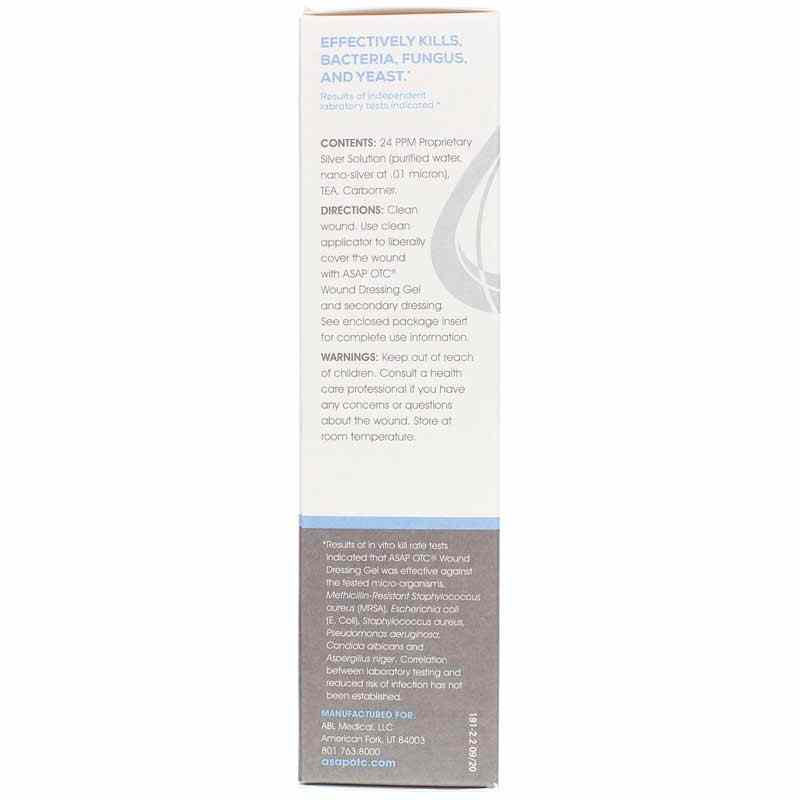 ASAP OTC Wound Dressing Gel, 4 Oz, by American Bio-Tech Labs, image #3