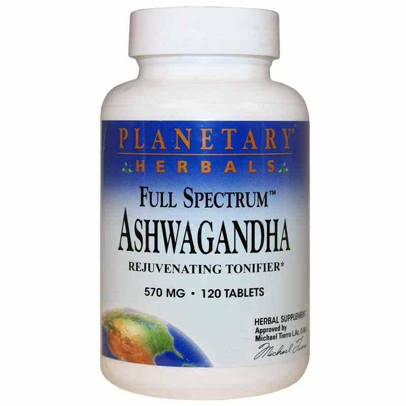 Ashwagandha 570 Mg Full Spectrum, by Planetary Herbals