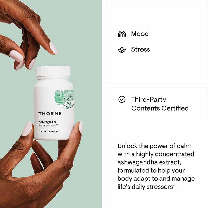 Ashwagandha, by Thorne Research, image #3