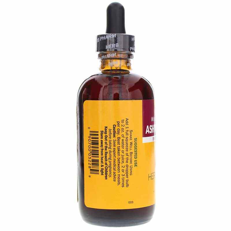 Ashwagandha Extract Alcohol Free, 4 Oz, by Herb Pharm, image #3