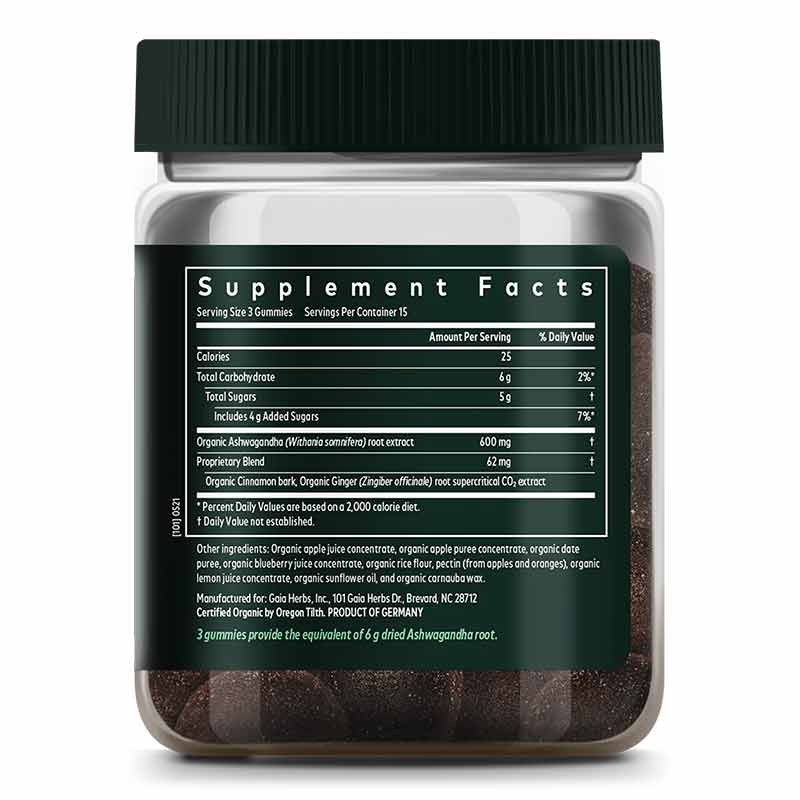 Ashwagandha Gummies, 45 Gummies, by Gaia Herbs, image #2