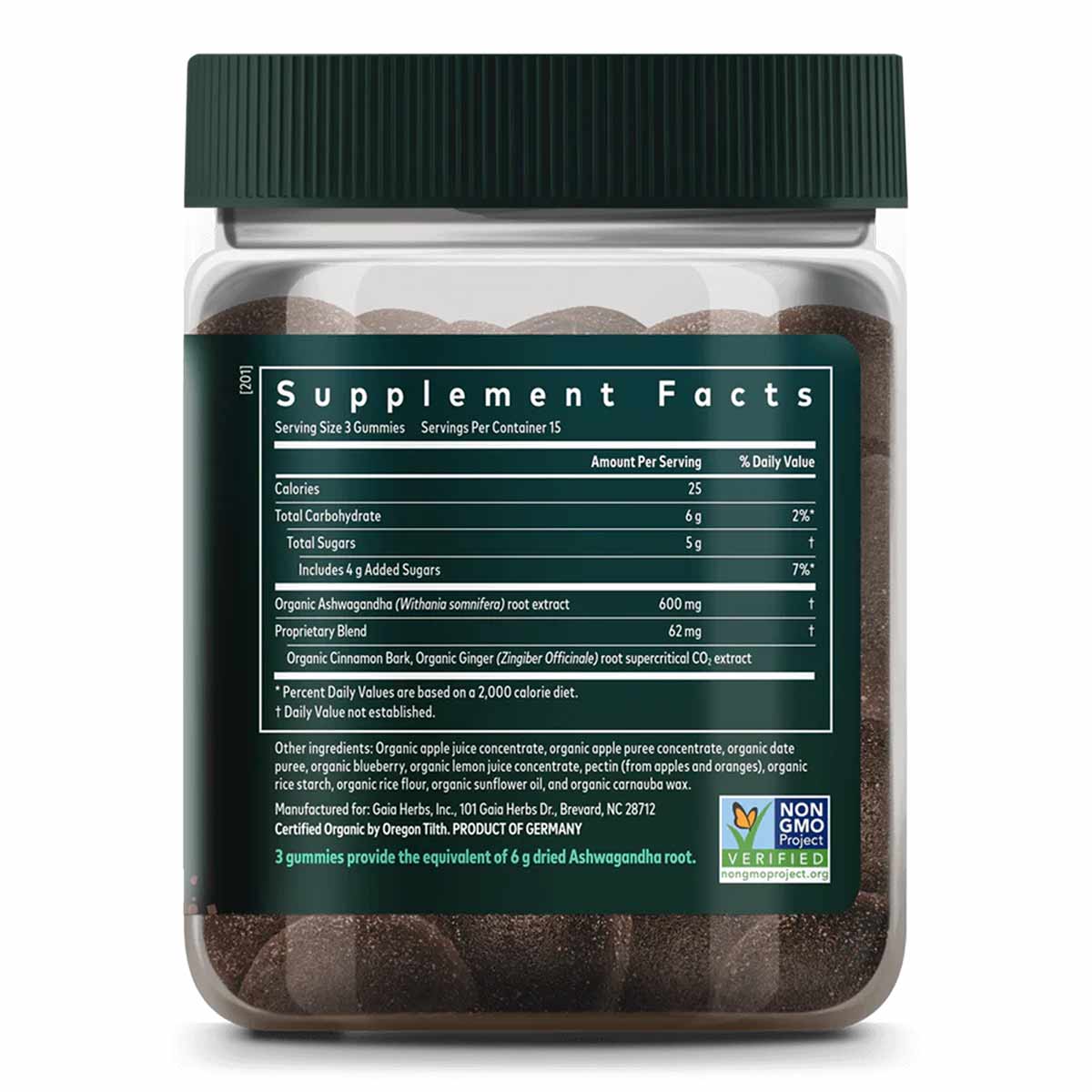 Ashwagandha Gummies, by Gaia Herbs