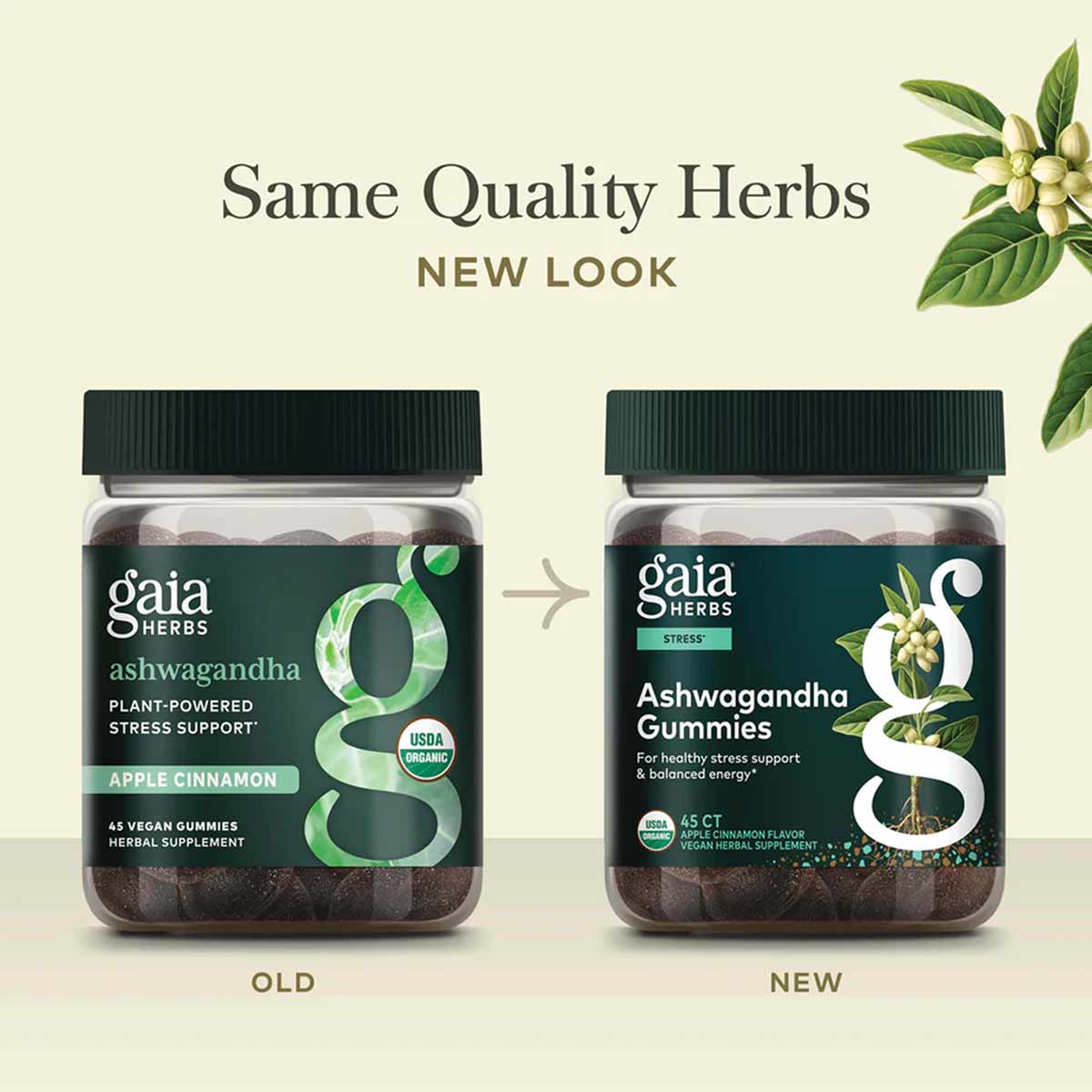 Ashwagandha Gummies, by Gaia Herbs