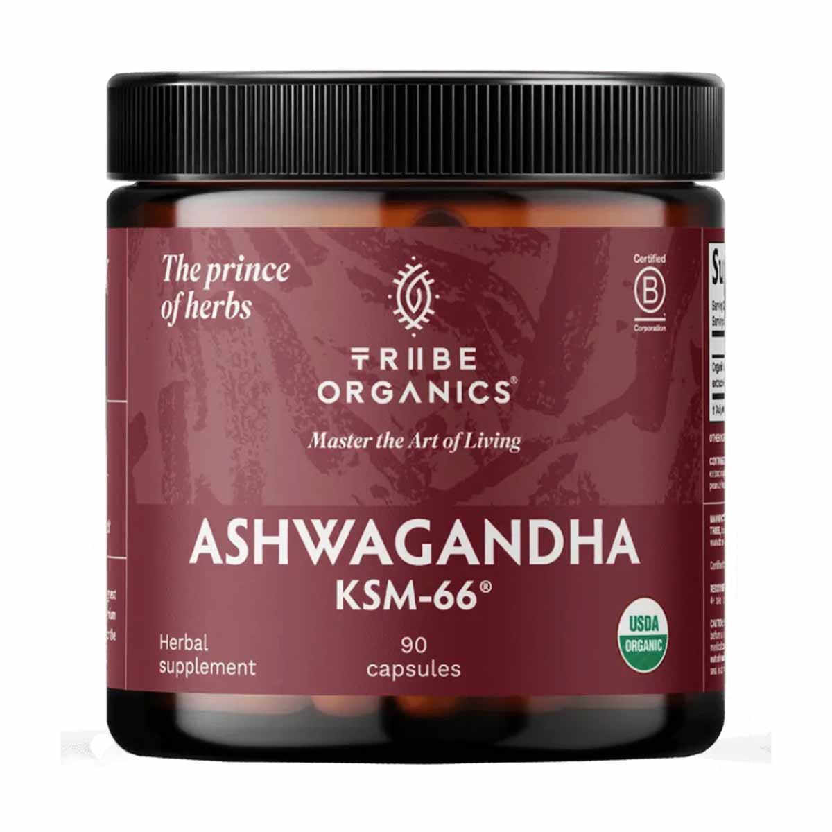 Ashwagandha KSM-66, by Tribe Organics