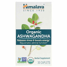 Ashwagandha Organic, 30 Caplets, by Himalaya